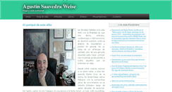 Desktop Screenshot of agustinsaavedraweise.com