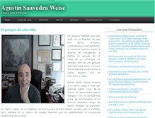 Tablet Screenshot of agustinsaavedraweise.com